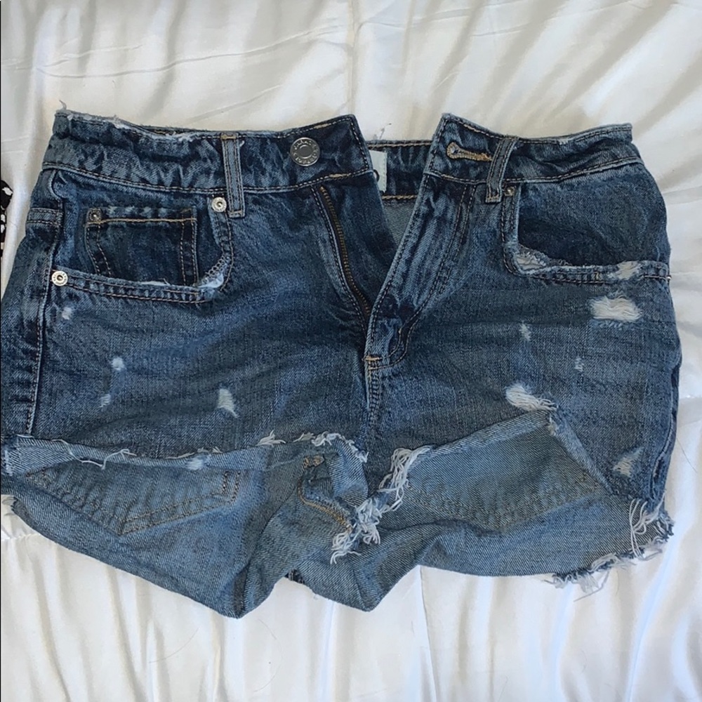 Dark Wash Denim Shorts